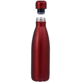 Copper Vacuum Insulated Bottle 17oz — Red (RD) — blank front view — 27
