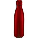 Copper Vacuum Insulated Bottle 17oz — Red (RD) — blank front view — 26