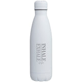 Copper Vacuum Insulated Bottle 17oz — White (WH) — decorated front view — 2