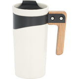 Grotto Ceramic Mug 16oz — White (WH) — blank front view — 5