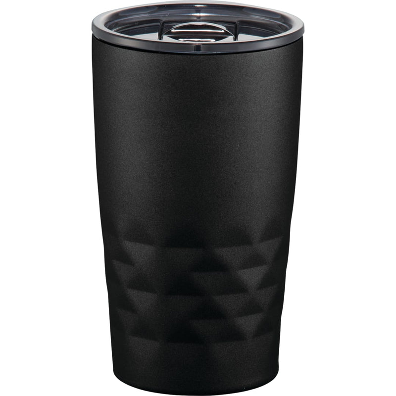 Copper Vacuum Insulated K Mini Tumbler 14oz — Black (BK) — blank front view