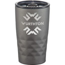 Copper Vacuum Insulated K Mini Tumbler 14oz — Charcoal (CA) — decorated front view