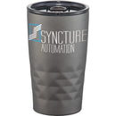 Copper Vacuum Insulated K Mini Tumbler 14oz — Charcoal (CA) — decorated front view