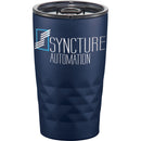 Copper Vacuum Insulated K Mini Tumbler 14oz — Navy (NY) — decorated front view