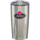 Adrian Vacuum Tumbler 20oz — Silver (SL) — decorated front view