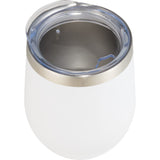 Corzo Copper Vacuum Insulated Cup 12oz — White (WH) — blank product view — 14
