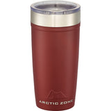 Arctic Zone Titan Thermal HP Copper Tumbler 20oz — Brick Red — blank front view — 24