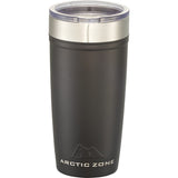 Arctic Zone Titan Thermal HP Copper Tumbler 20oz — Black (BK) — blank front view — 27