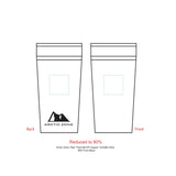 Arctic Zone Titan Thermal HP Copper Tumbler 20oz — White — blank product view — 9