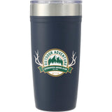 Arctic Zone Titan Thermal HP Copper Tumbler 20oz — Navy (NY) — decorated front view — 12