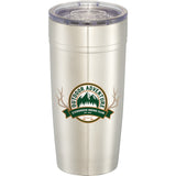 Arctic Zone Titan Thermal HP Copper Tumbler 20oz — Silver (SL) — decorated front view — 19