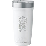 Arctic Zone Titan Thermal HP Copper Tumbler 20oz — White (WH) — decorated front view — 4