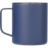 Rover Copper Vacuum Insulated Camp Mug 14oz — Navy (NY) — blank back view — 14