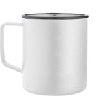 Rover Copper Vacuum Insulated Camp Mug 14oz — White (WH) — blank back view — 10