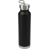Thor Copper Vacuum Insulated Bottle 22oz — Black (BK) — blank back view — 31