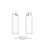 Thor Copper Vacuum Insulated Bottle 22oz — White — blank product view — 10