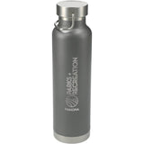Thor Copper Vacuum Insulated Bottle 22oz — Gray (GY) — decorated front view — 63