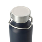 Thor Copper Vacuum Insulated Bottle 22oz — Navy (NY) — blank left angle — 46