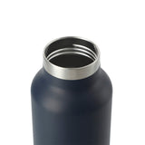 Thor Copper Vacuum Insulated Bottle 22oz — Navy (NY) — blank left angle — 45