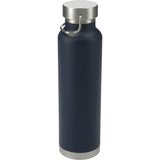 Thor Copper Vacuum Insulated Bottle 22oz — Navy (NY) — blank front view — 43