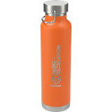 Thor Copper Vacuum Insulated Bottle 22oz — Orange (OR) — decorated front view — 55