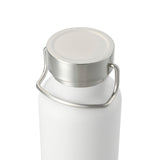 Thor Copper Vacuum Insulated Bottle 22oz — White (WH) — blank left angle — 7