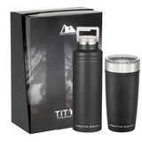 Arctic Zone® Titan Thermal HP® Copper Vac Gift Set — Black (BK) — blank front view — 3
