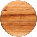 Tahoe Tea & Coffee Ceramic Mug with Wood Lid 16oz — Black (BK) — blank front view