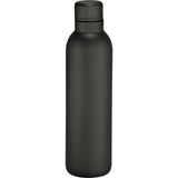 Thor Copper Vacuum Insulated Bottle 17oz — Black (BK) — blank back view — 9