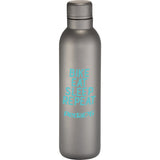 Thor Copper Vacuum Insulated Bottle 17oz — Gray (GY) — decorated front view — 15