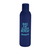 Thor Copper Vacuum Insulated Bottle 17oz — Navy (NY) — decorated front view — 2