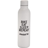 Thor Copper Vacuum Insulated Bottle 17oz — White (WH) — decorated front view — 10