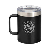 Arctic Zone® Titan Thermal HP® Copper Mug 14oz — Black (BK) — decorated front view — 19