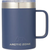 Arctic Zone® Titan Thermal HP® Copper Mug 14oz — Navy (NY) — blank back view — 11