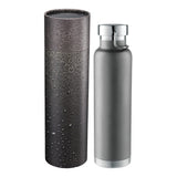 Thor Copper Vac Bottle 22oz With Cylindrical Box — Gray (GY) — blank front view — 11