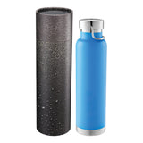 Thor Copper Vac Bottle 22oz With Cylindrical Box — Process Blue (PBL) — blank front view — 5