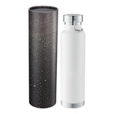 Thor Copper Vac Bottle 22oz With Cylindrical Box — White (WH) — blank front view — 15