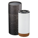 Valhalla Copper Tumbler 16oz With Cylindrical Box — White (WH) — blank front view — 5