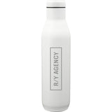 CamelBak Wine Bottle 25oz — White (WH) — decorated back view — 5