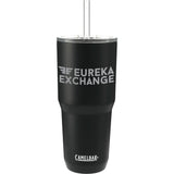 CamelBak Straw Tumbler 30oz — Black (BK) — decorated front view — 2