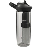 CamelBak Eddy+ 20oz w/ Tritan™ Renew - LifeStraw — Charcoal (CA) — blank back view — 11