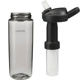 CamelBak Eddy+ 20oz w/ Tritan™ Renew - LifeStraw — Charcoal (CA) — blank front view — 10
