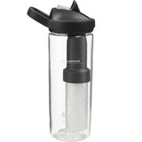 CamelBak Eddy+ 20oz w/ Tritan™ Renew - LifeStraw — Clear (CL) — blank back view — 6