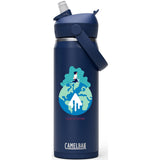 CamelBak Thrive™ Flip Straw VSS 20oz — Navy (NY) — decorated front view — 7