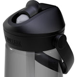 CamelBak Thrive™ 25 oz Flip Straw Bottle with Tritan™ Renew — Charcoal (CA) — blank left angle — 15