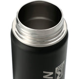 Vasco Copper Vacuum Insulated Bottle 20oz — Black (BK) — decorated product view — 6