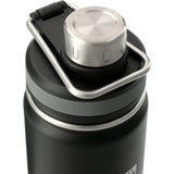 Vasco Copper Vacuum Insulated Bottle 20oz — Black (BK) — decorated product view — 5