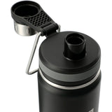 Vasco Copper Vacuum Insulated Bottle 20oz — Black (BK) — decorated product view — 4