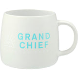 Vida Ceramic Mug 15oz — White (WH) — decorated front view — 4