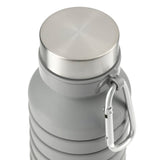 Zigoo Silicone Collapsible Bottle 18oz — Gray (GY) — blank product view — 5